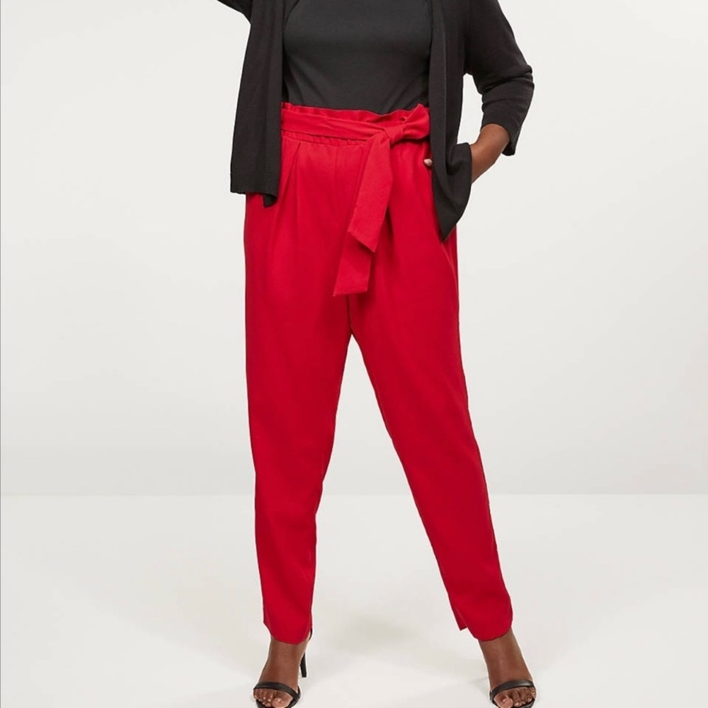 NWT Lane Bryant Paper Bag Waist Pants - sz 20